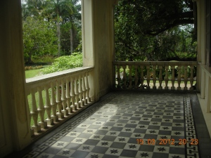The porch of the Gaston House, just before Manapla, Negros Occidental