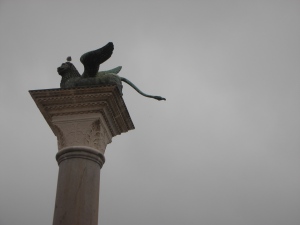 The Lion of Venice in San Marco Square