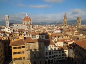 View from the Arnolfo Tower in the Palazzo Vecchio